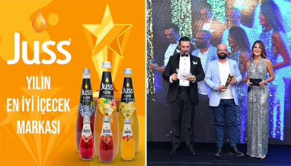Best beverage brand of the year award Juss Fruit Juice