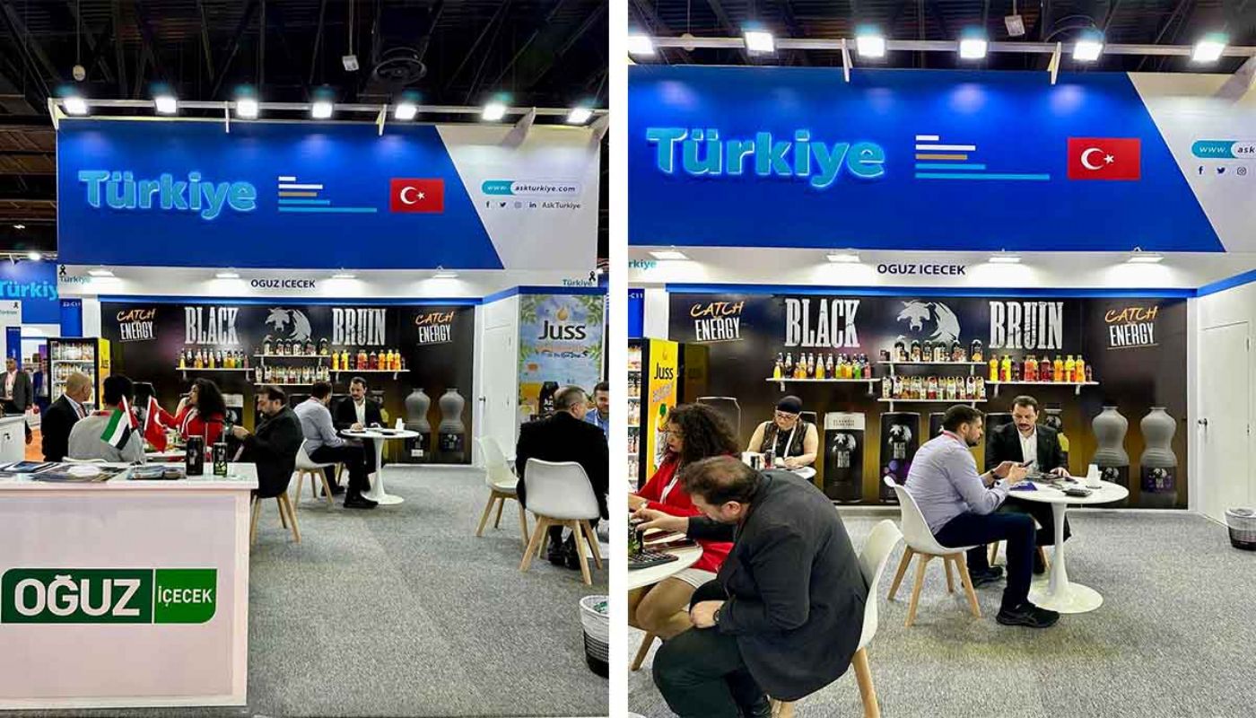 Juss Meyve Suları  Juss Gulfood took its place in Dubai 2023