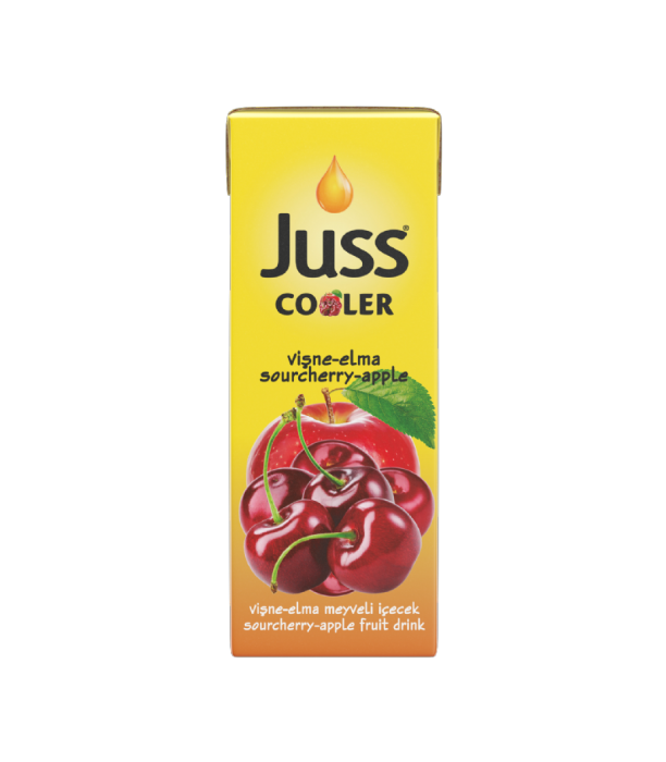 COOLER SOURCHERRY-APPLE FRUIT DRINK 200 ML TETRAPAK 1